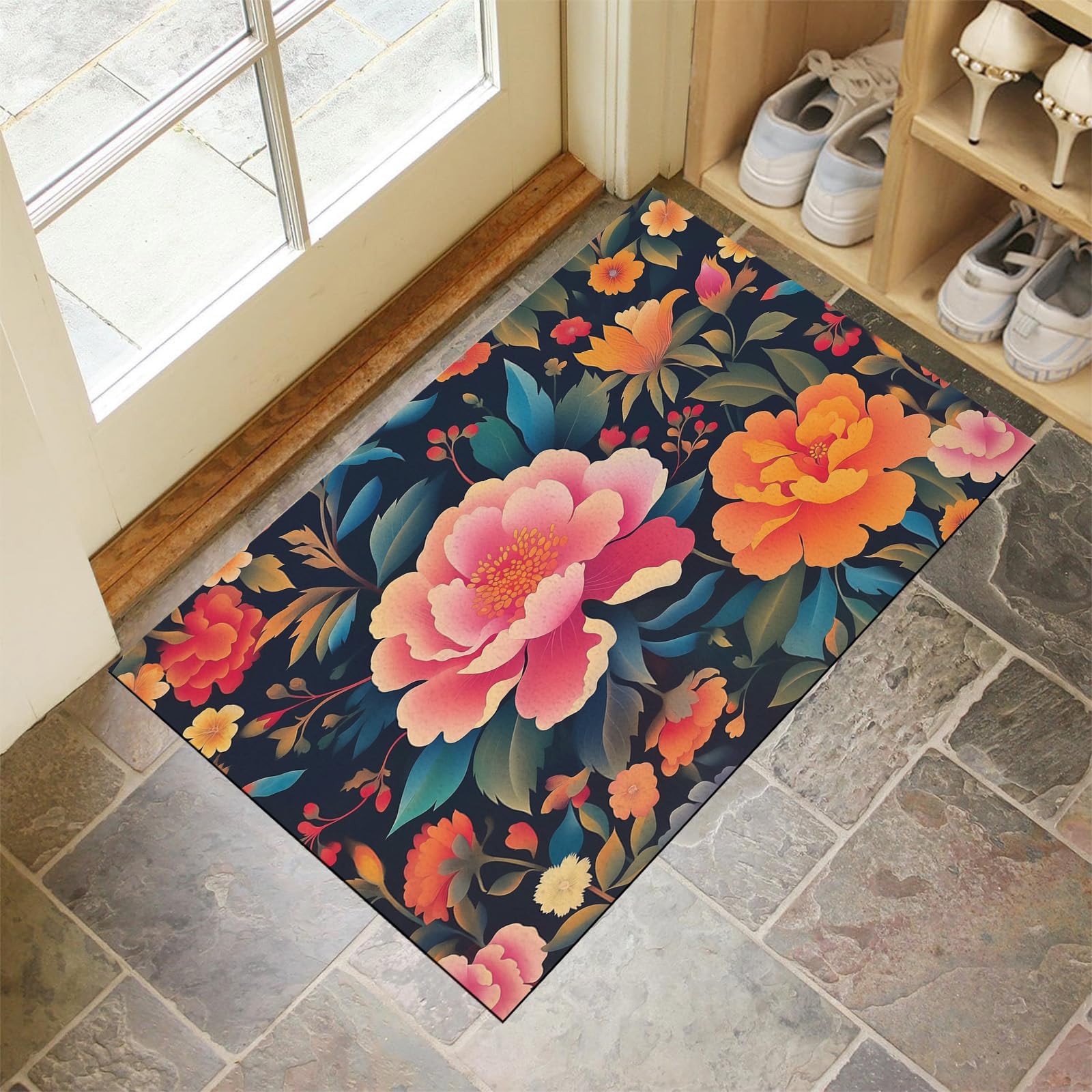 Tapis robuste antidérapant et imperméable lavable pour une entrée toujours propre