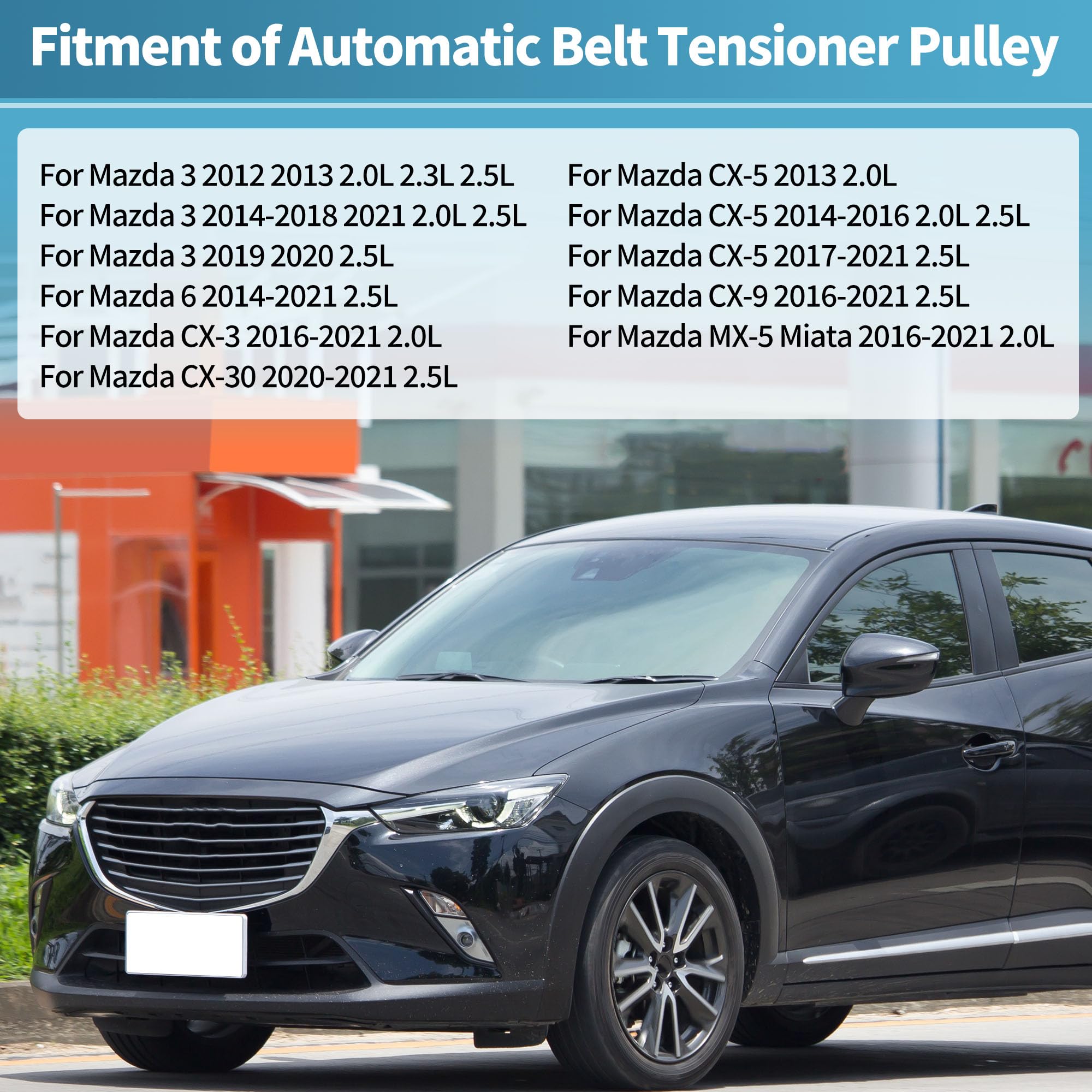 X AUTOHAUX Automatic Belt Tensioner Pulley Assembly No.PE03