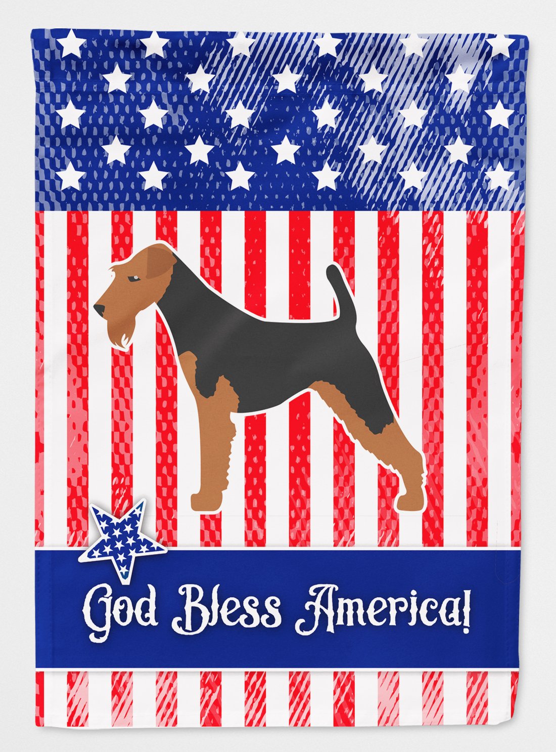 Drapeau Airedale Terrier USA le cadeau parfait pour les passionnés de chiens et de décoration