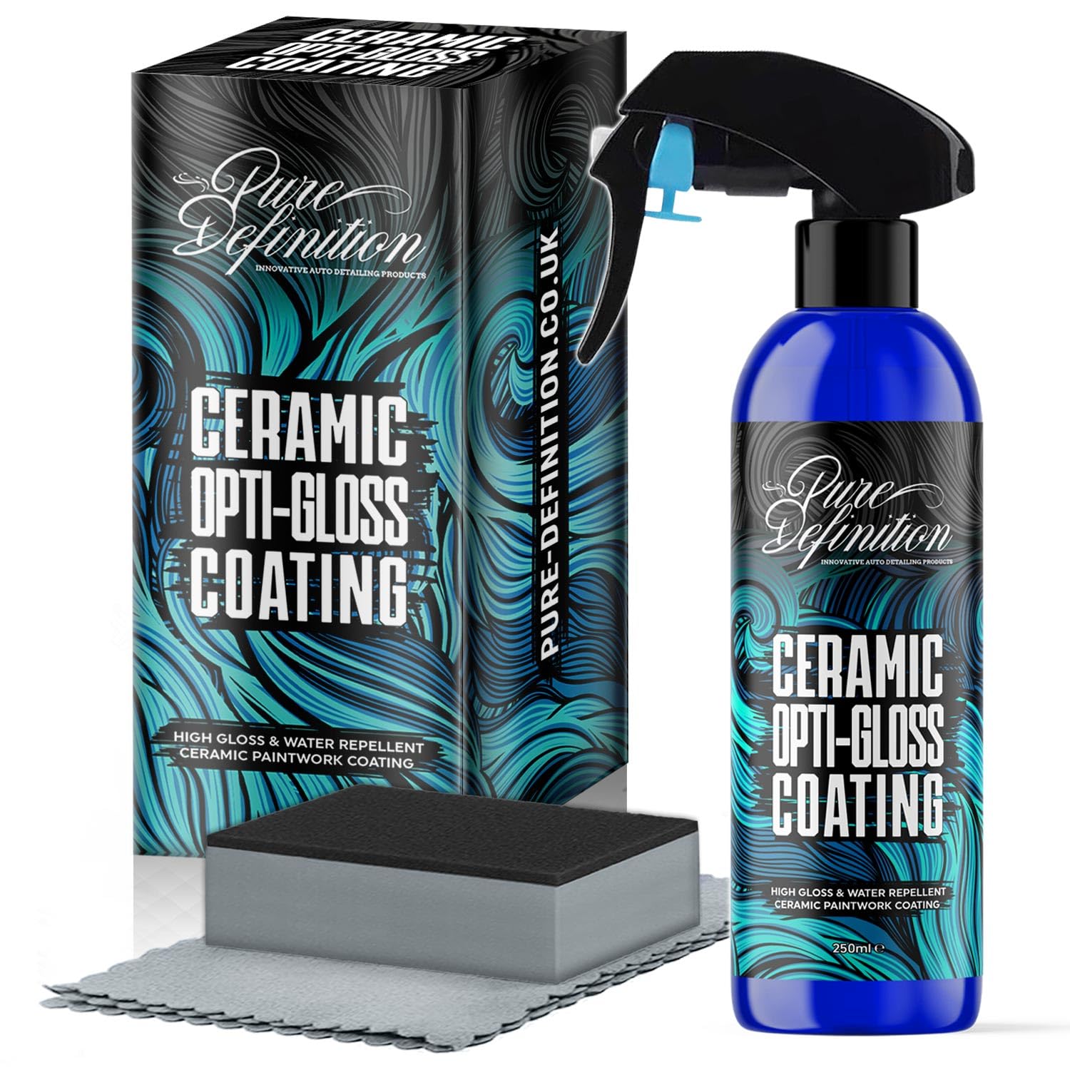 Ceramic Opti-Gloss - Ultimate Protective Water Beading Sealant Coating For Automotive Car Paintwork (250ml)