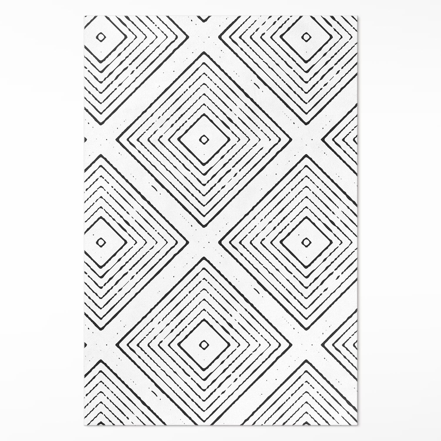 Tapis en vinyle PVC rectangle 80x120 pour décoration de maison