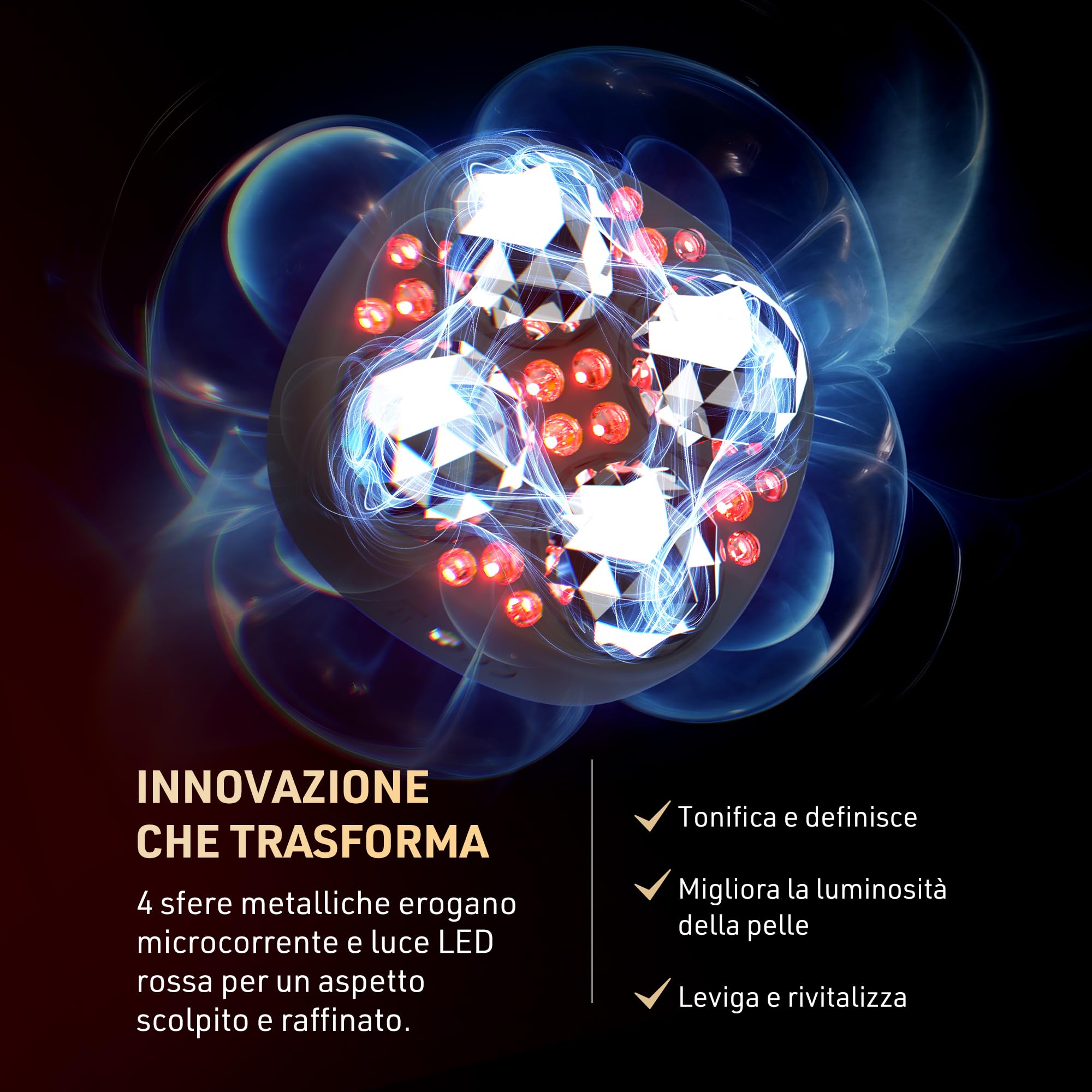 FAQ 411 Massaggiatore Corpo A Microcorrente - Tono E Pelle Più Soda | Massaggiatore A Microcorrente, Massaggio Corpo, Drenaggio Linfatico, Luce Rossa, Cellulite, Tonificazione, Gua Sha, Con IA