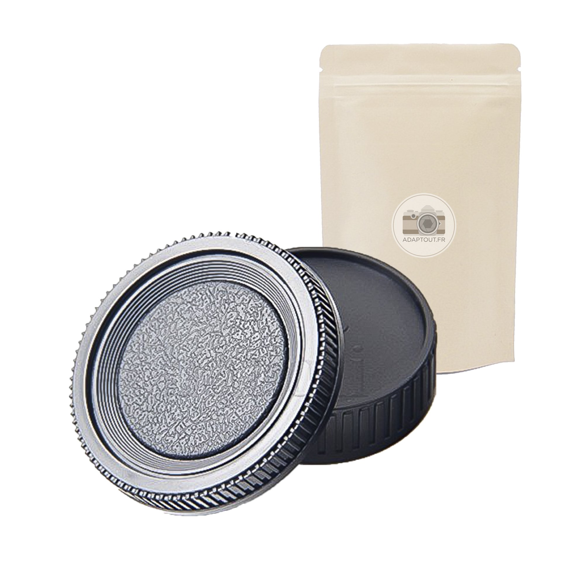 Tappo Corpo Macchina E Copriobiettivo Posteriore Per Minolta MD - Adaptout, Garanzia 2 Anni