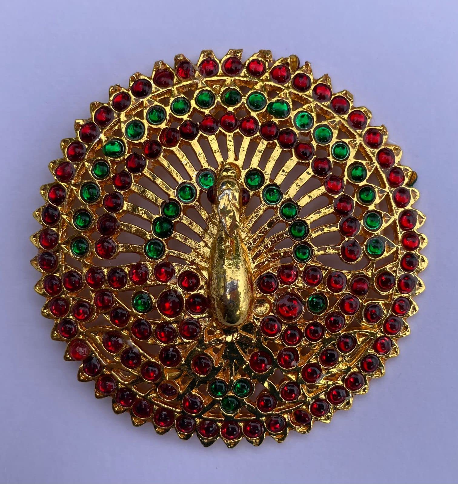 Dreams@Bharatanatyam dance Jewelry Ragodi made with gold plated kemp peacock Ragodi (B0B9GR3G49) Amazon Price History, Amazon Price Tracker