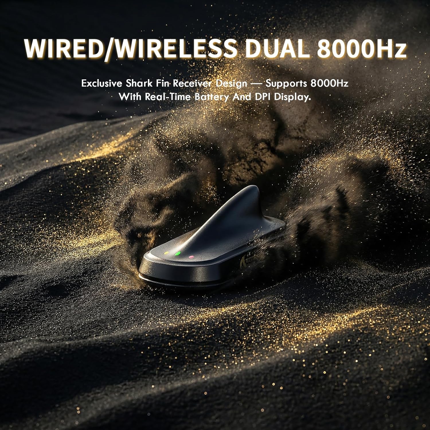 ATTACK SHARK X11ULTRA Carbon Fiber Wireless Gaming Mouse,8K Polling, PAW3950MAX Gaming Sensor,59g Ultra-Lightweight,Nordic 54L15 MCU Chip,Wired/BT/2.4Ghz with RGB Coiled Cable-Black&Griptape