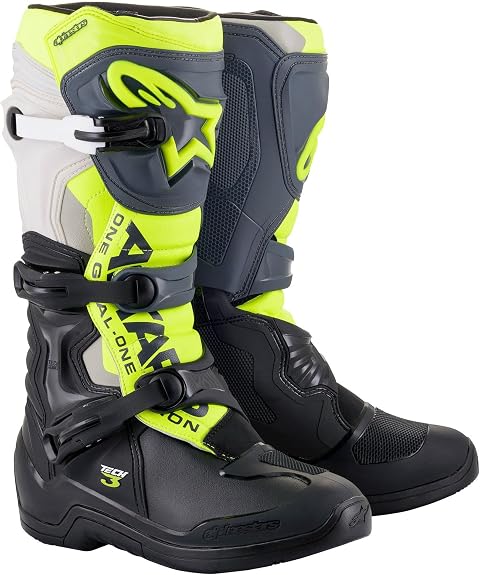 Amazon.co.jp: Alpinestars メンズ Tech 3 モトクロスブーツ US サイズ