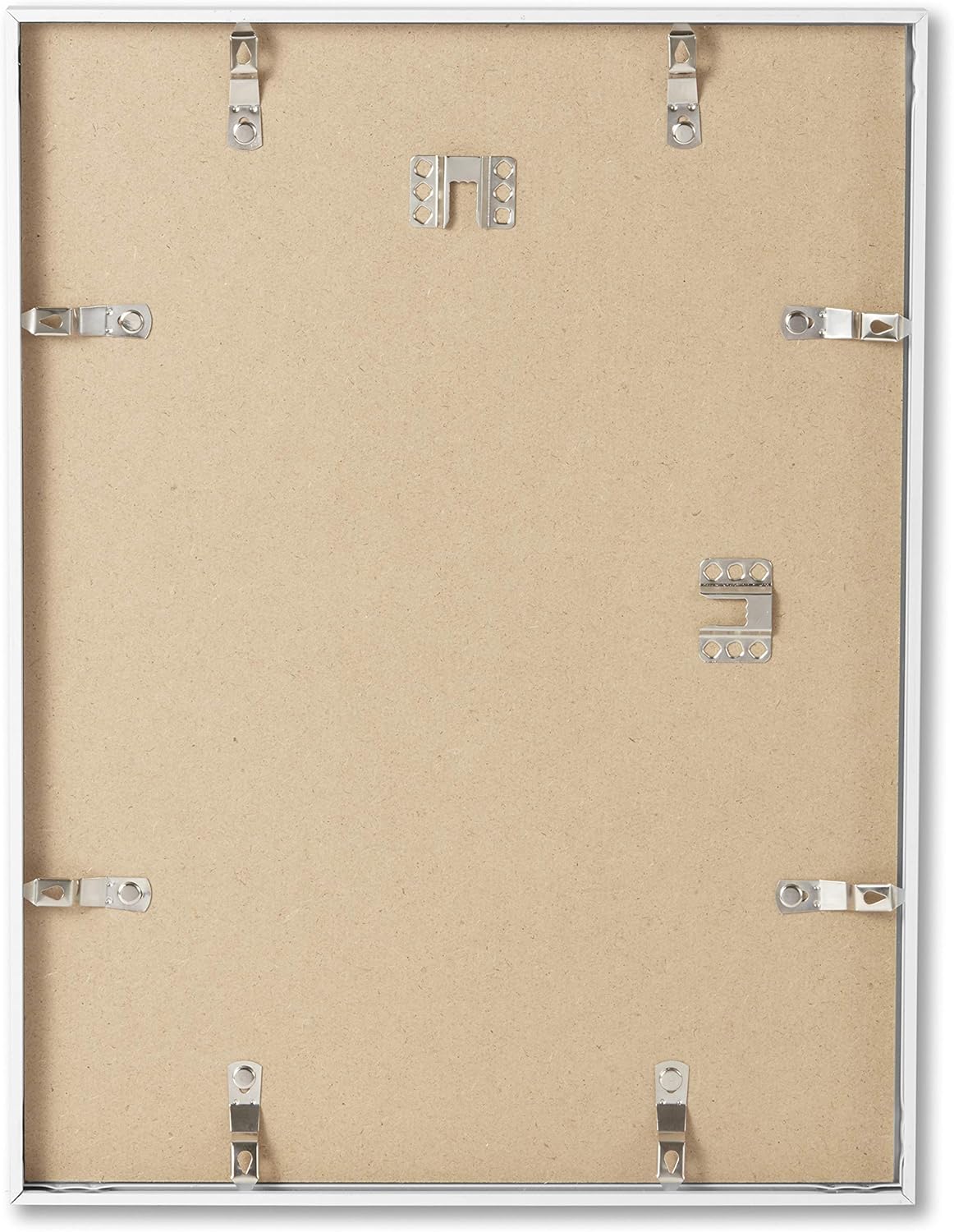 Opposite Wall Aluminium Metal Picture Frame, 16x20 in. | 41x51 cm White Sleek Matte, Lightweight, Shatterproof and Durable, Perfectly Crafted for Picture, Poster, Photo and Collage Displays