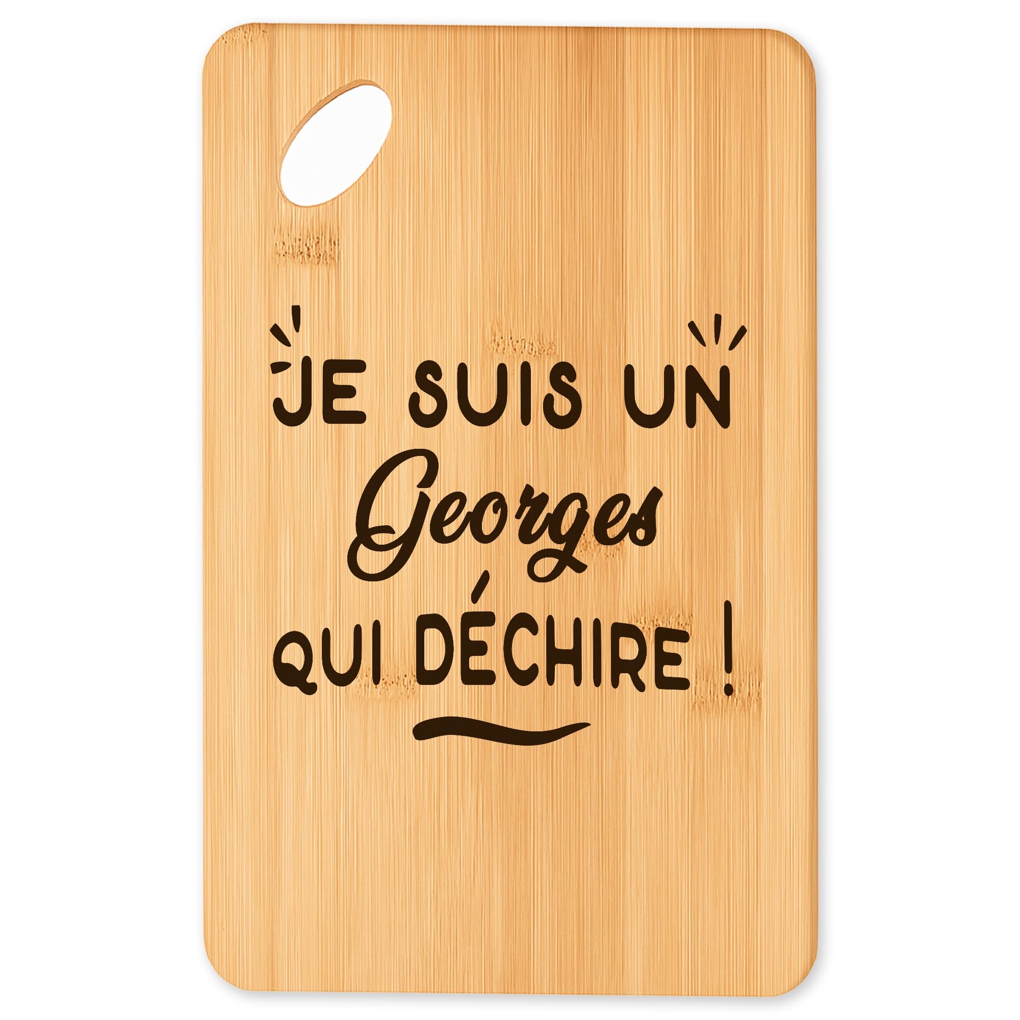 Planche à découper en bambou avec plateau apéro bois pour cuisine et barbecue