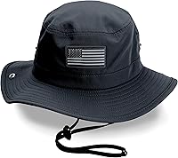 Vista 6 de Paramount Outdoors Bayou American Flag Boonie Hat American Fit Design Floats