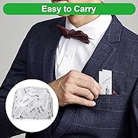 Vista 7 de 1000 hilos dentales, púas de hilo dental envueltas individualmente, bolsa de hilo dental, palillos de dientes para adultos, púas dentales