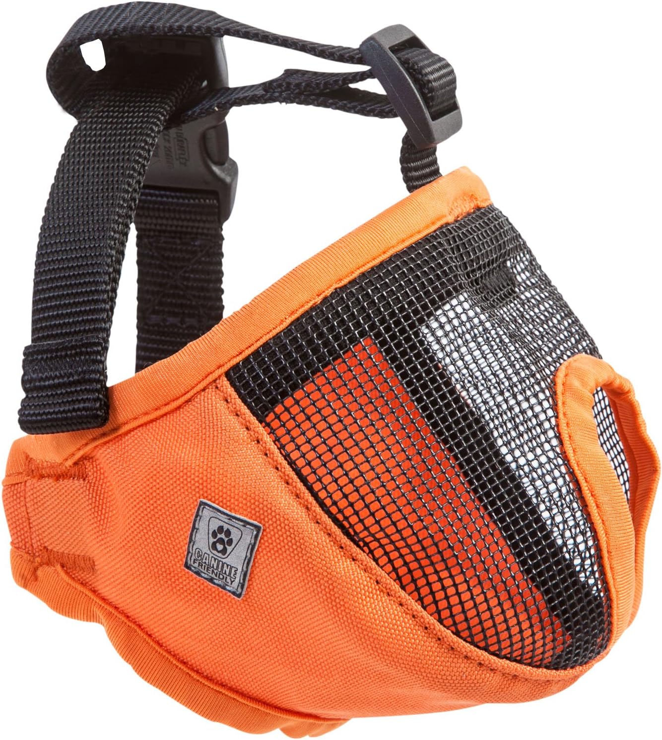 Short Snout Dog Muzzle, X-Large, Orange