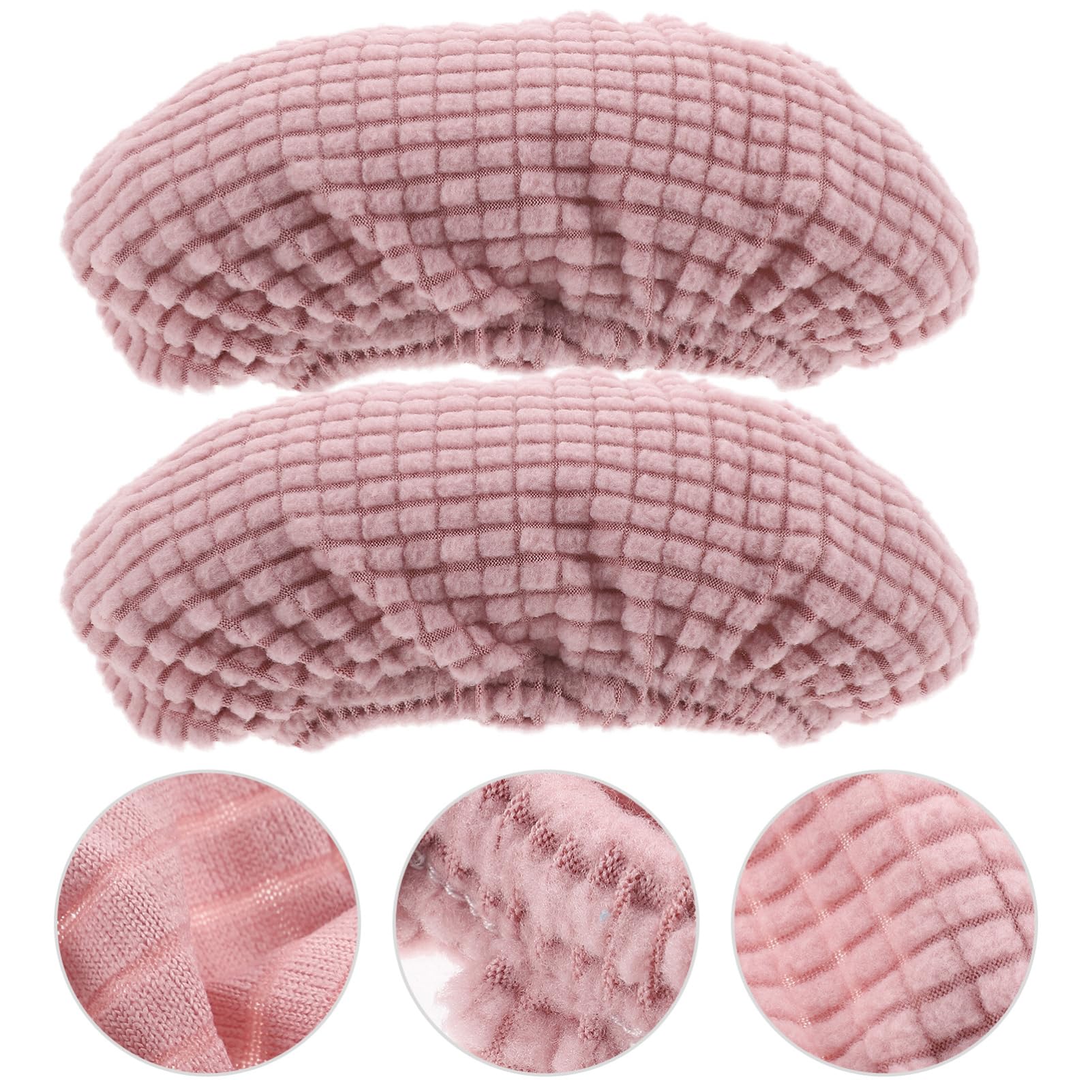 FUNOMOCYA 2Pcs Detachable Office Chair Armrest Covers Stretchy Elastic Armrest Sleeves for Computer and Office Chairs Armrest Protectors for Comfortable Seating - Image 3