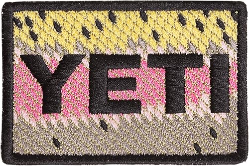YETI Parche de gancho y bucle, 2 x 3 pulgadas