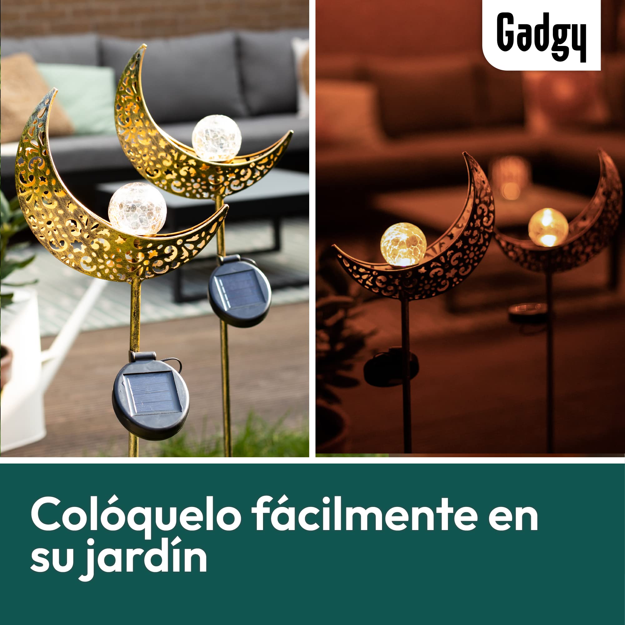 Gadgy Marokkaanse zonnelamp op zonne-energie, voor buiten, tuin, Marokkaanse zonnelamp, tuinlamp voor duurzame verlichting, tuinverlichting voor tuin, waterdicht