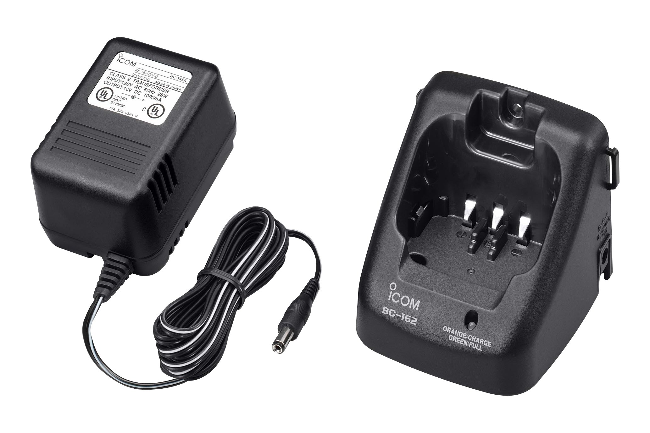 ICOM BC-162 Caricatore Nero