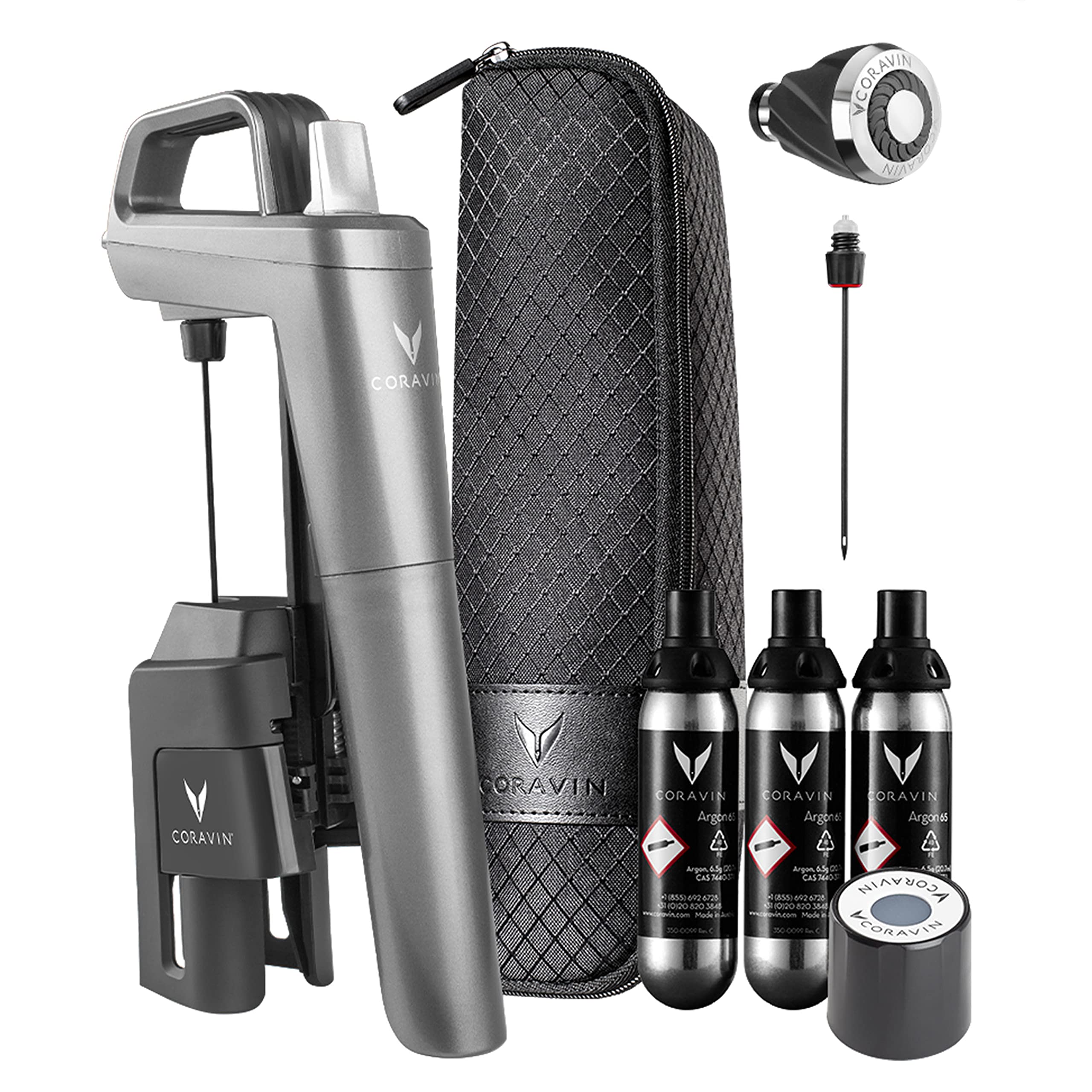 Coravin Model Five Plus Pack Wine Preservation System Bottle Opener