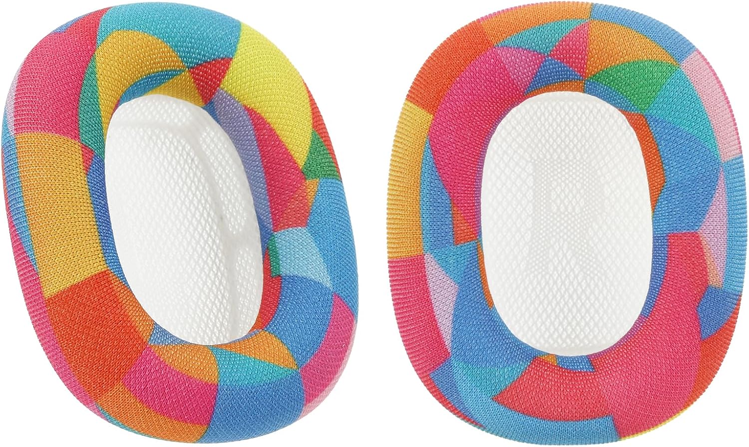 Damex mesh Fabric earpads for airpods max Ear Cushions,Compatible with airpods max Ear Pads(2024 Version),Noise Cancelling, Breathable,Magnetic mounting, not Falling Off (red-Blue)