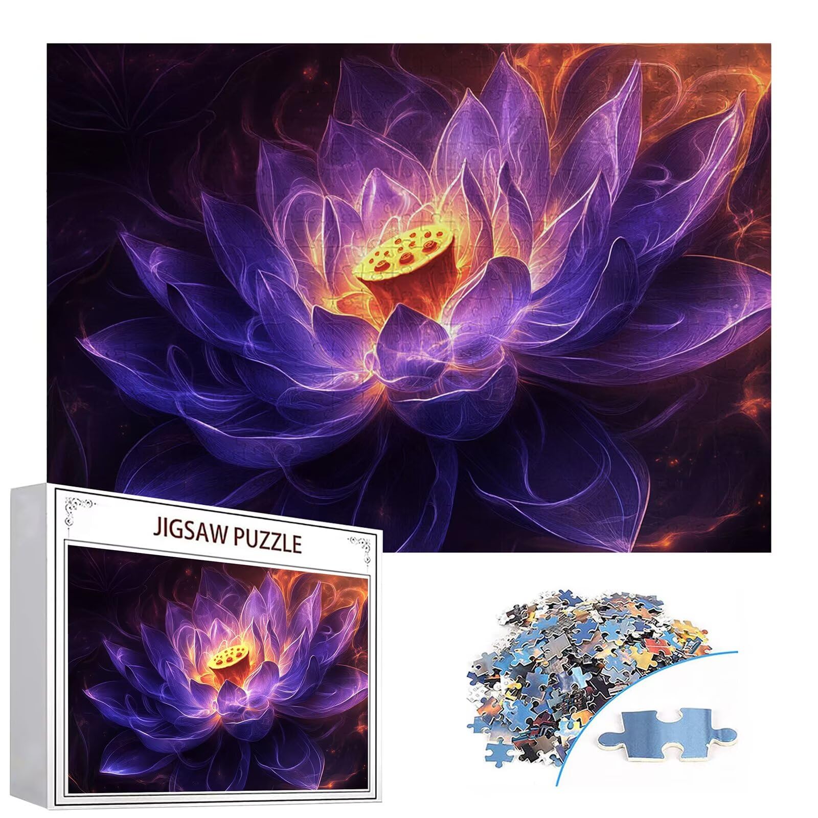 Puzzle 5000 elementów kwiaty puzzle dla dorosłych lotos 156 x 105 cm unikalne rzemiosło klasyczne 3D drewniana układanka do rodzinnych gier biznesowych, układanka zrób to sam do dekoracji ścian domu