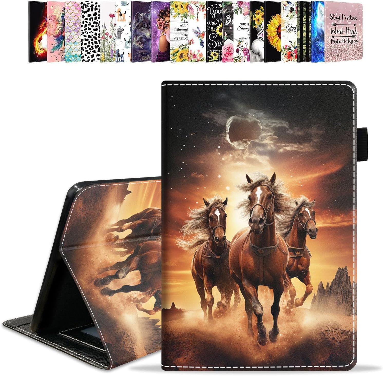 Amazon.com: POIUYTREW Case for Amazon Kindle Fire HD 10 Tablet 10.1 ...