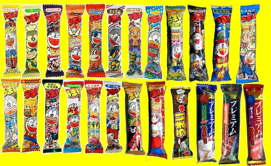 Amazon.co.jp: 即出!48本 うまい棒 24種類すべて2品 計48本