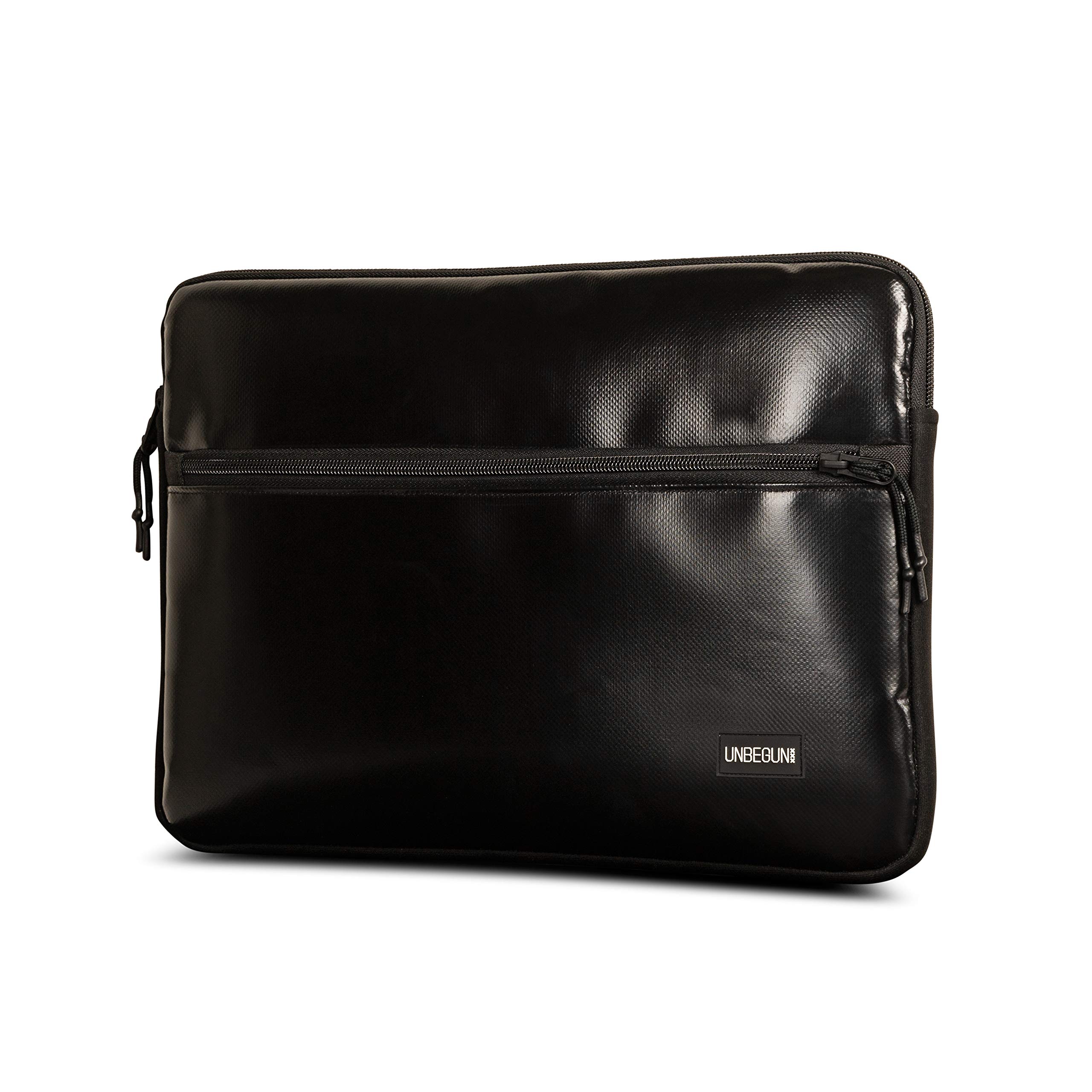 Custodia per MacBook Pro 13 con scomparto (dal tessuto upcycled) - Nero eco laptop Sleeve per MacBook Pro 13" (2018/2019/2020)