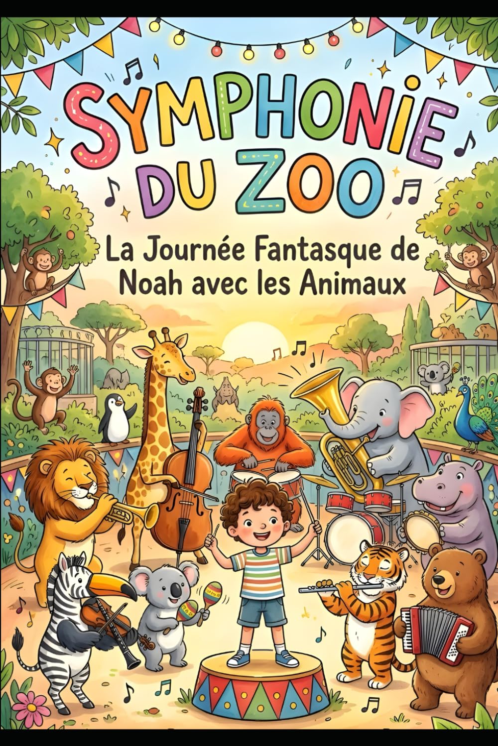 Symphonie du Zoo: La Journée Fantasque de Noah avec les Animaux