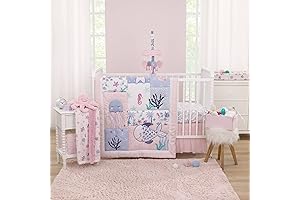 NoJo Mermaid Lagoon Mermaid Crib Bedding Set