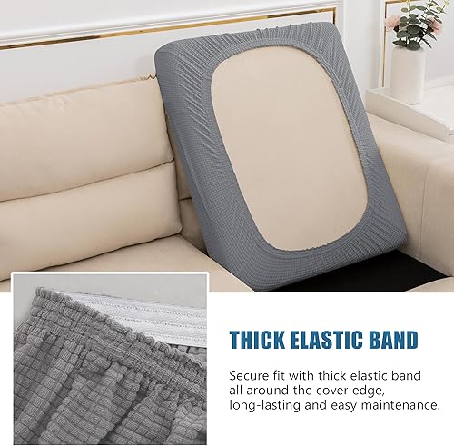 Miniatura 5 de Fundas protectoras elásticas de cojines para de sofá y muebles
