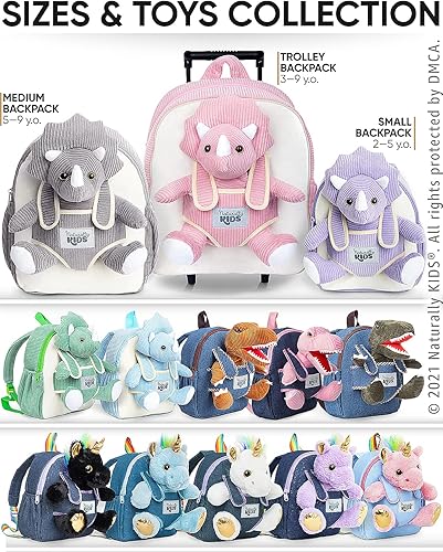 Miniatura 158 de Naturally KIDS - Juguetes de unicornio para niños y niñas de 2 a 3 años, regalos de cumpleaños, mochila de unicornio para niños pequeños 03 Unicornio