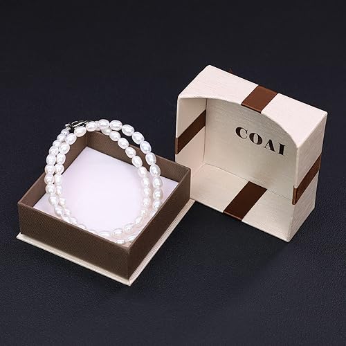 Miniatura 7 de COAI Collar de perlas de agua dulce para mujer y niña, Perla de agua dulce, Agua dulce perla