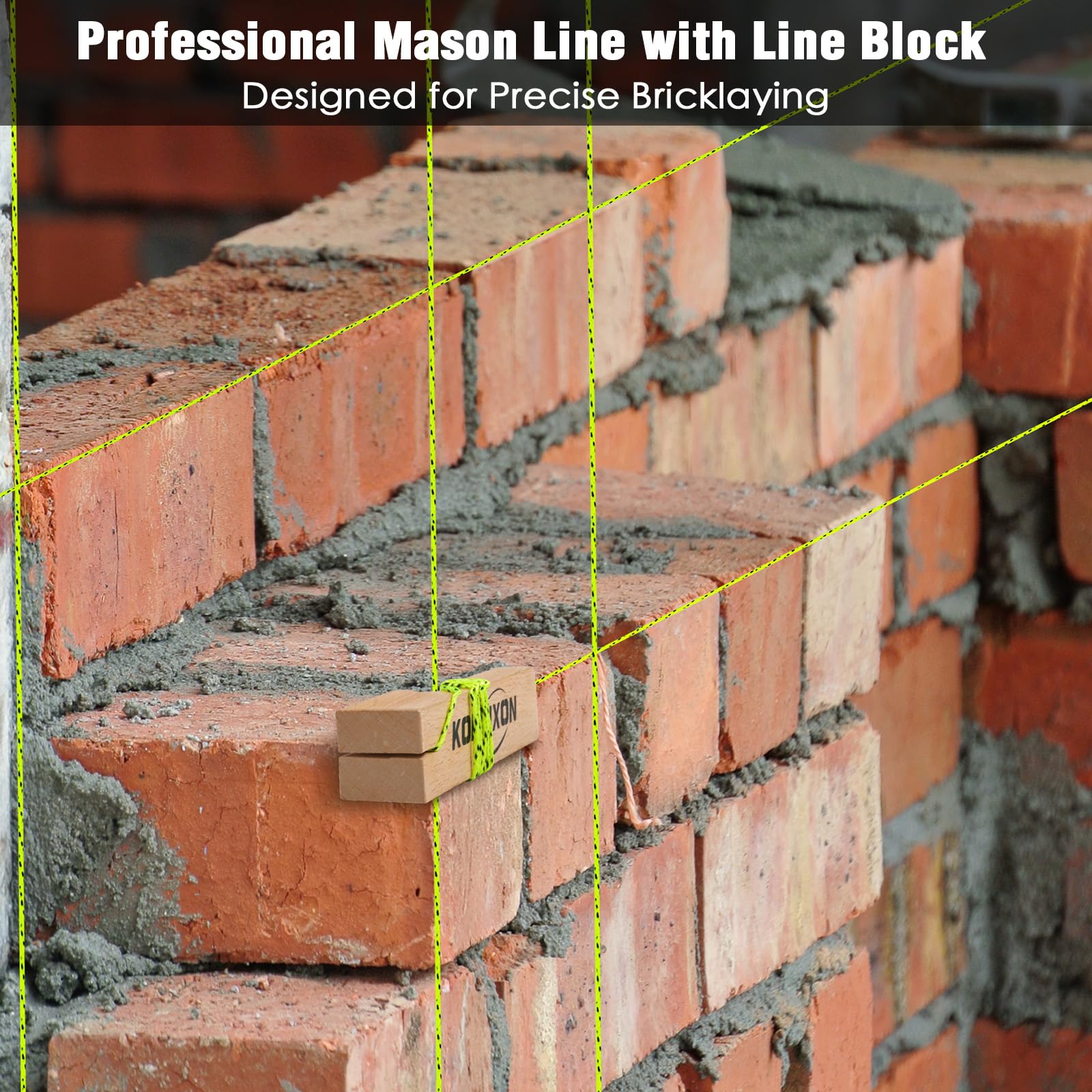 Mason String Line Set - Bricklaying & Alignment -5