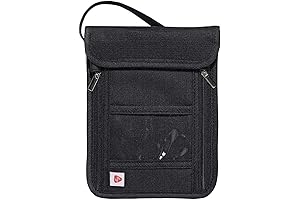 RFID Blocking Passport Necklace for Women or Men