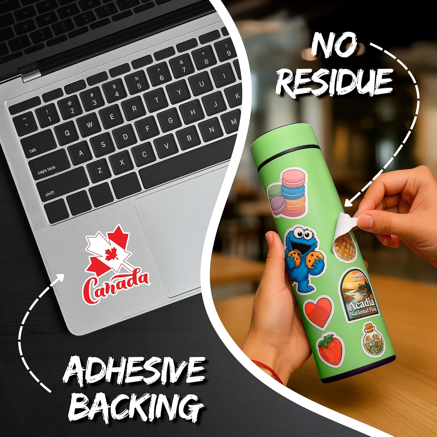 Canada Maple Leaf Sticker 4 Inch City Travel Souvenir Destination - Waterproof Vinyl Decal for Laptop Water Bottle Car Tumbler - Durable Aesthetic Long-Lasting Stickers for Adults ID44990 - Image 4