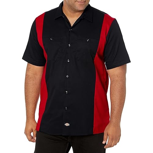 Dickies Men's Short-Sleeve Two-Tone Work Shirt