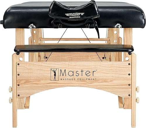 Miniatura 5 de Master 32" Olympic LX Camilla de masaje de masaje, negro, perfecto para grandes clientes