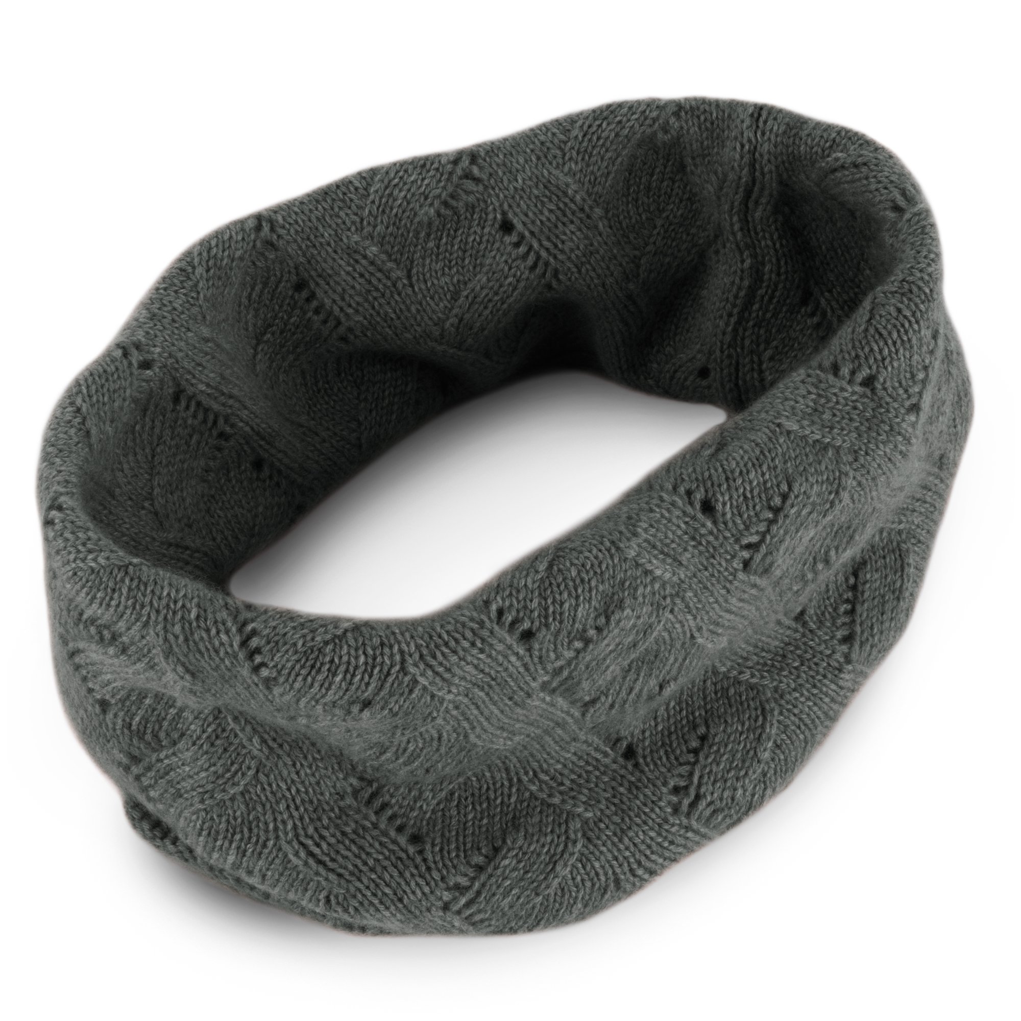 Love Cashmere Sciarpa Tubolare da Donna in 100% Cashmere (Women's Cashmere Snood Scarf) - Realizzato a mano ad in Scozia