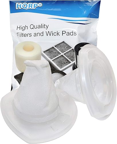 Miniatura 4 de HQRP Paquete de 6 filtros lavables compatibles con aspiradoras de mano Black & Decker DustBuster HHVI320JRS02