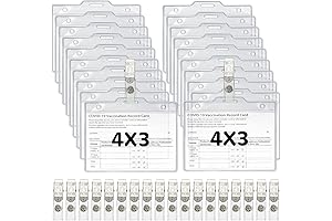 Premium Plastic Name Tag Holders with Clips for Travel and Events