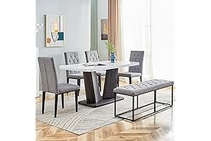 Juego de comedor moderno 4 sillas y mesa elegante