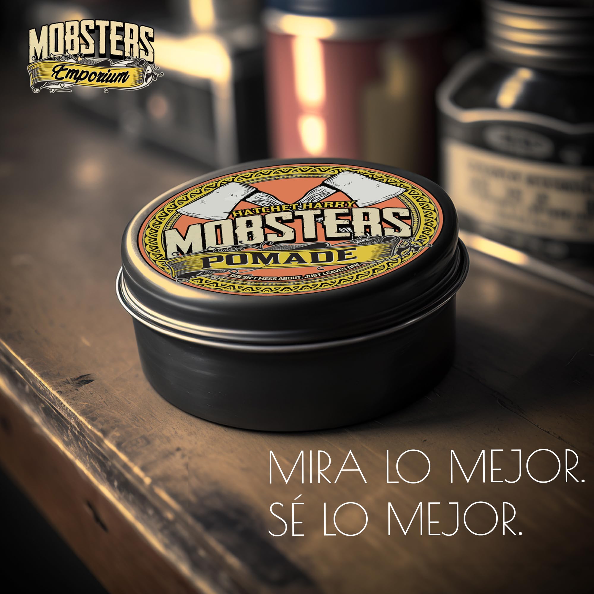 Cera Pelo Hombre Fuerte Fijación - Cera Mate Para Estilo Clásico y Moderno, A Base de Agua, No Grasa, Con Aroma Masculino - Ideal Para Barberos