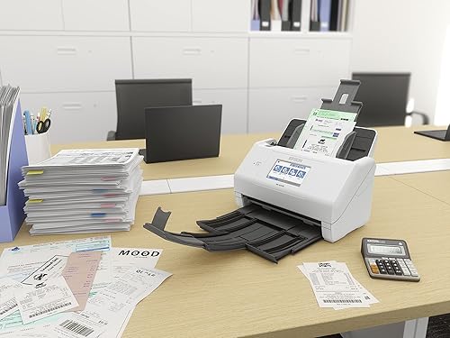 Miniatura 6 de Epson RapidReceipt RR-600W - Escáner inalámbrico de documentos y recibos a color para escritorio con software de gestión de recibos, pantalla táctil