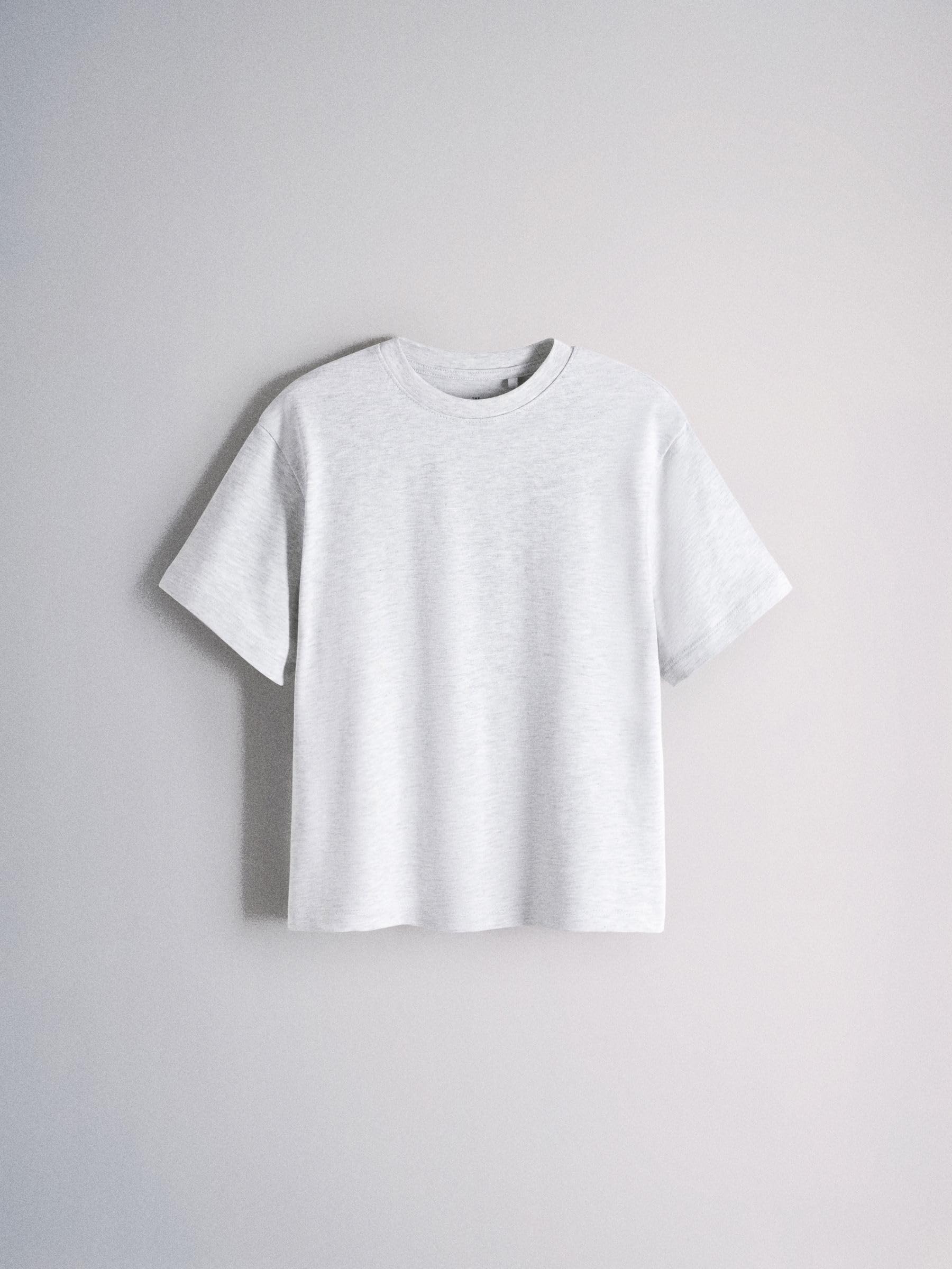 THE SET Jungen Oversized-T-Shirts aus schwerem Baumwolljersey, 4er-Pack