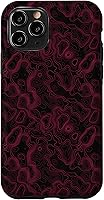 Vista 29 de Aesthetic Black & Red Trippy Psychedelic Pattern Case for iPhone 17
