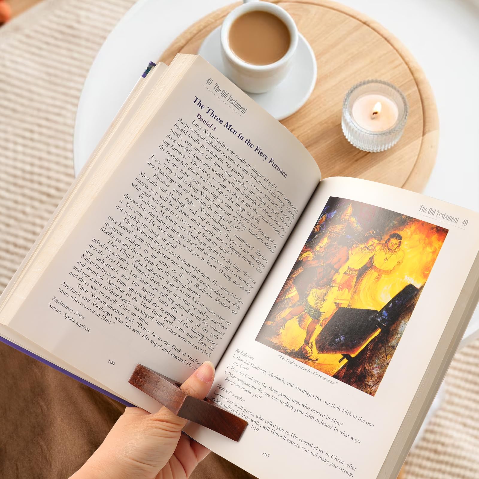 KINIVA Leder gewichtete Lesezeichen Buchgewicht Seitenhalter zum Lesen, Buchhalter für Kinder und Erwachsene, Geschenke für Leser (01+04 Kaffee)