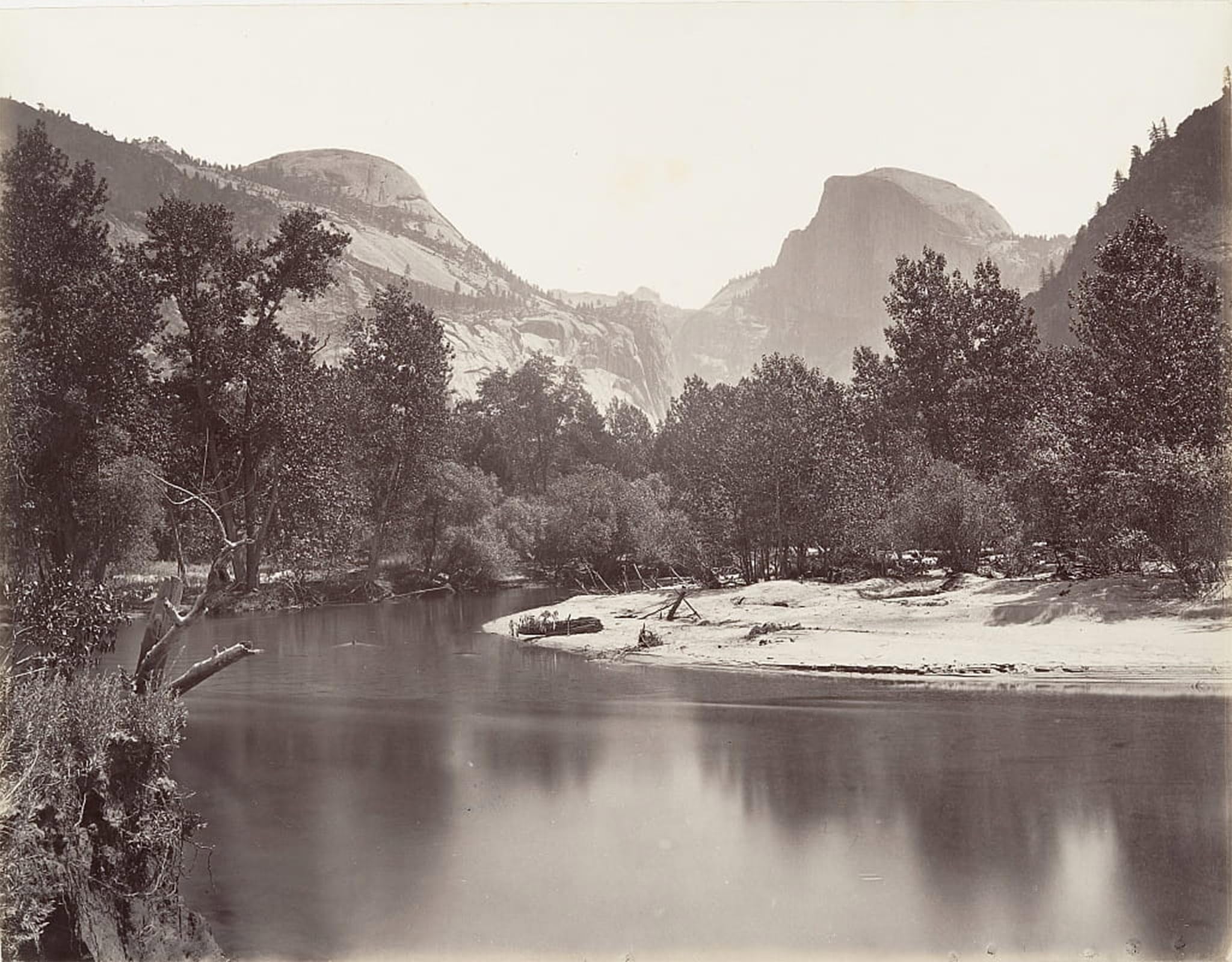 SERENDIPITP Vintage Wall Art Canvas Nordic Poster Canvas Print Picture North and South Dome by Carleton E. Watkins. Wall Art Poster for Home Decor 60x90cm