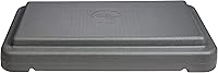 The Step Original 4-Inch Stackable Aerobic Platform - Made in USA, Non-Slip Grey Riser with Nonskid Feet for Safe Home Gym Workouts