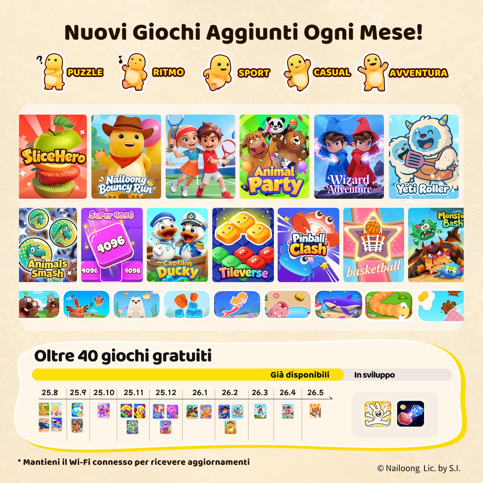 KINHANK MotionX Console di Gioco per Bambini e Famiglie, Console Videogiochi AI con Rilevamento del Movimento con Oltre 40 giochi Interattivi, Aggiornamenti Mensili, Plug & Play, Giocattolo Regalo