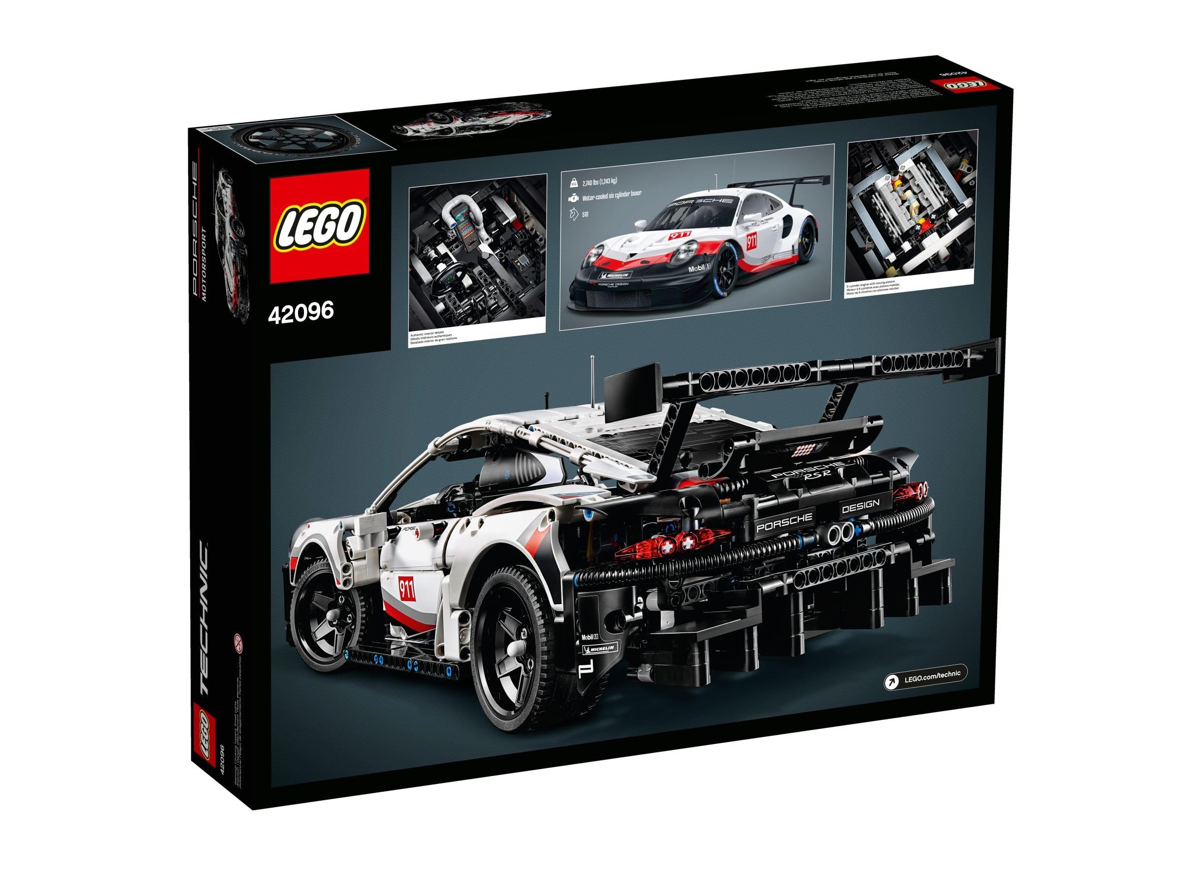 Amazon.co.jp: LEGO Technic Porsche 911 RSR 42096 Building Kit