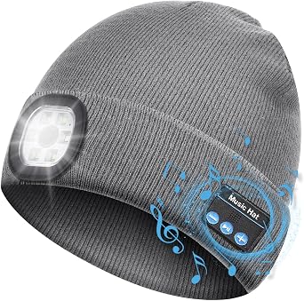 Lenski Stocking Stuffers Gifts for Men Bluetooth Beanie Hat with Speakers