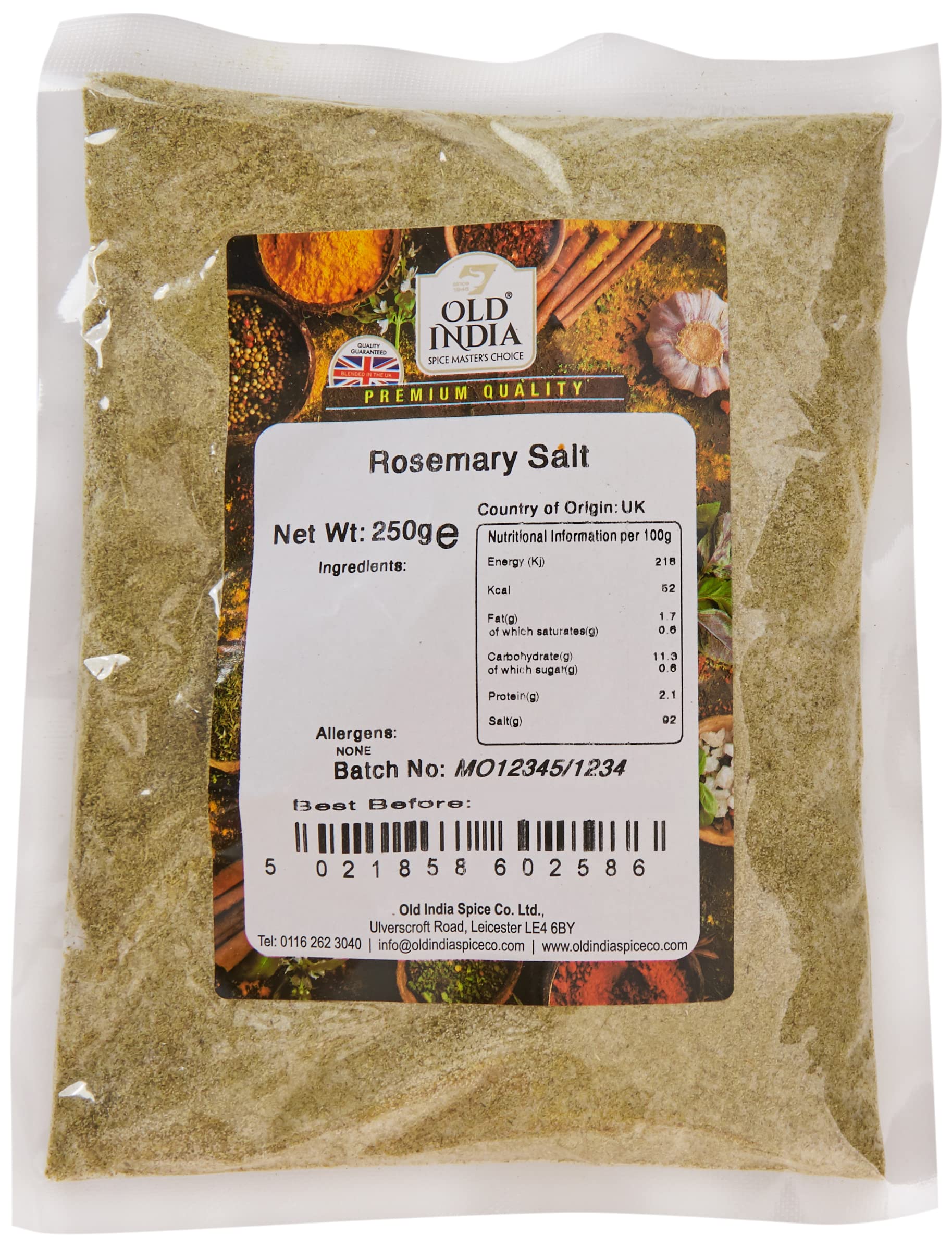 Old India Rosemary Salt 250g